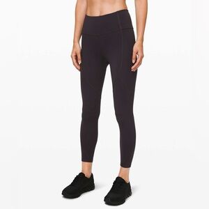 Lululemon To The Beat Tight 24” Intergalactic (Black) Size 12